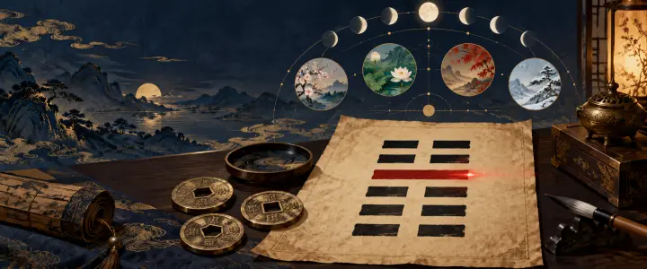 六爻主題插畫