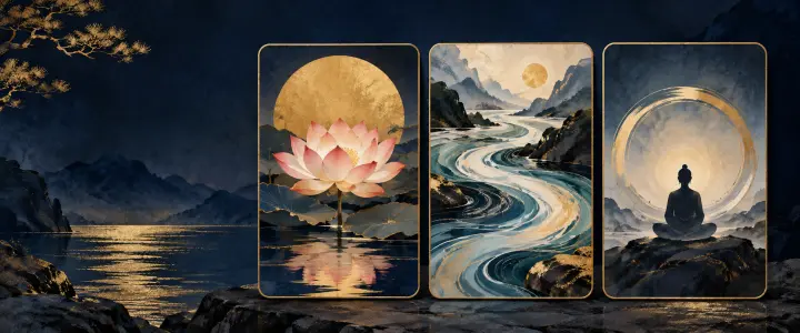 奧修禪卡主題插畫